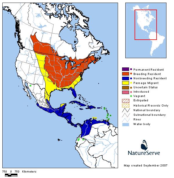 Baltimore Oriole Migration Map 2017 - Maps For You